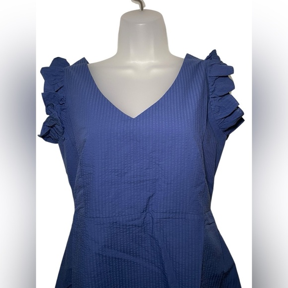 Harshman New NWT Navy 100% Cotton Naomi Dress Size XS - Picture 6 of 6